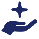 AUX Lokale Häuser_Hand mit Stern_klein.svg